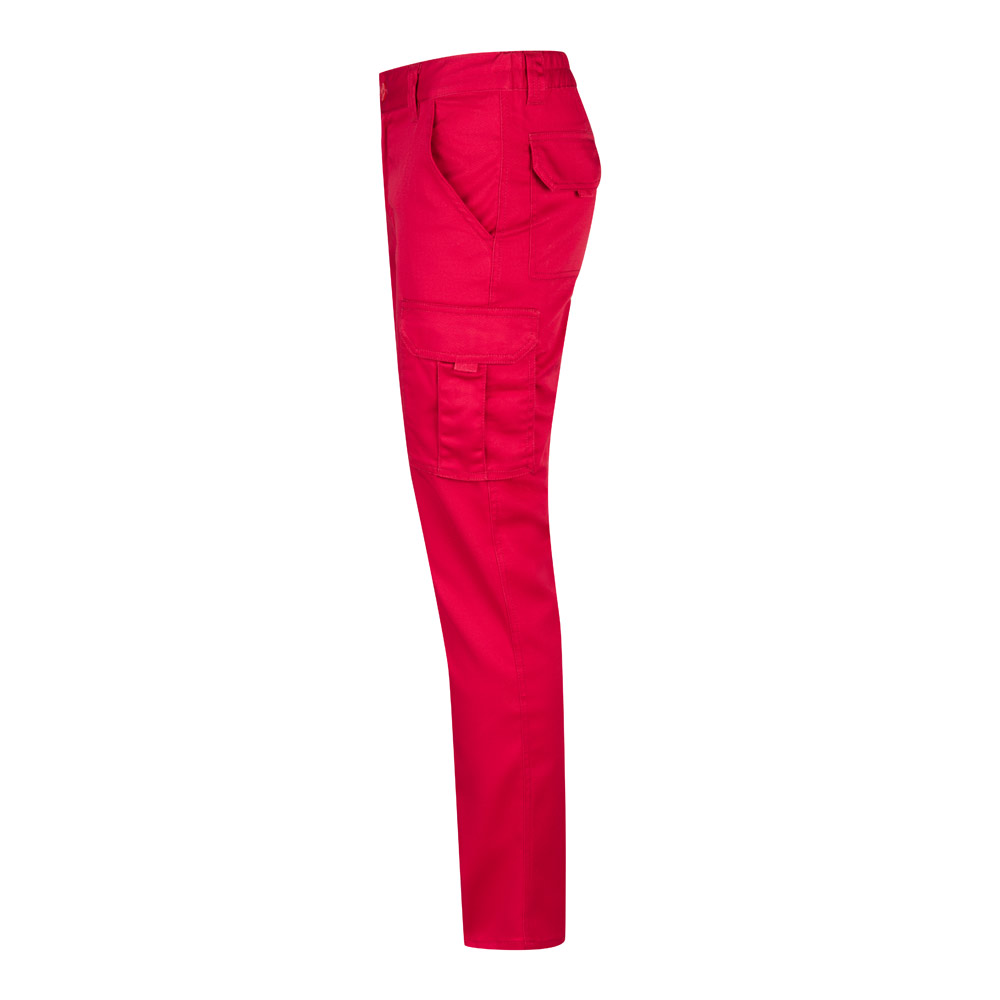 VL LUGH. Multi-pocket stretch trousers (240g/m²) in cotton (46%), EME (38%) and polyester (16%)