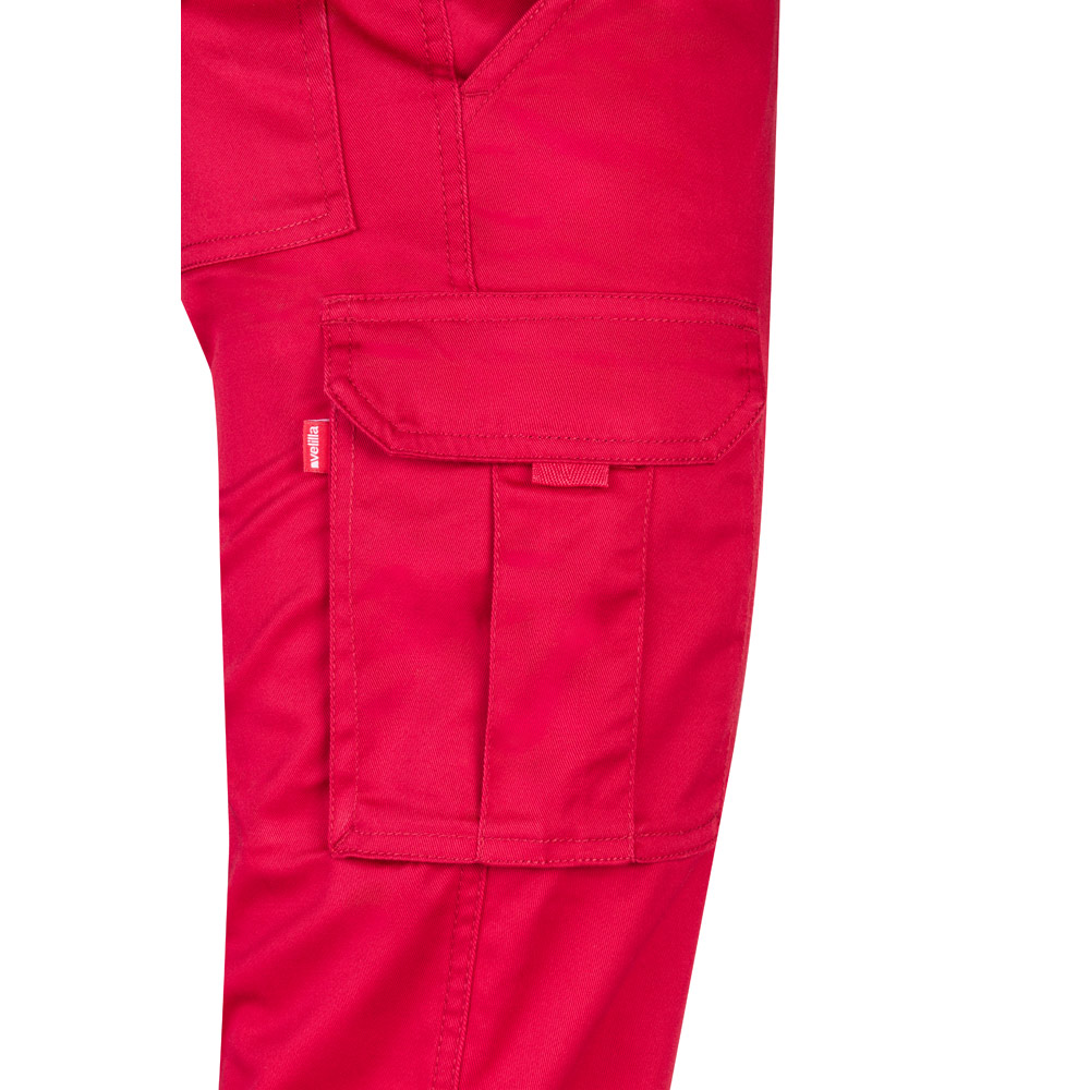 VL LUGH. Multi-pocket stretch trousers (240g/m²) in cotton (46%), EME (38%) and polyester (16%)