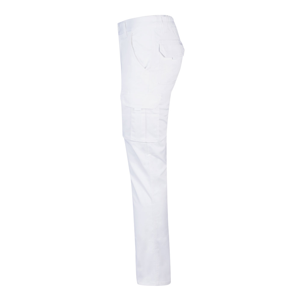 VL LUGH. Multi-pocket stretch trousers (240g/m²) in cotton (46%), EME (38%) and polyester (16%)