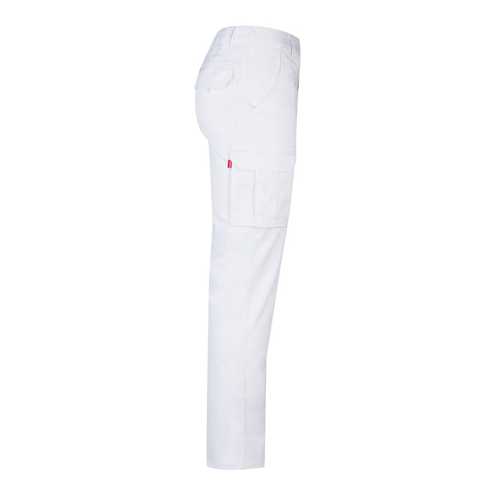 VL LUGH. Multi-pocket stretch trousers (240g/m²) in cotton (46%), EME (38%) and polyester (16%)