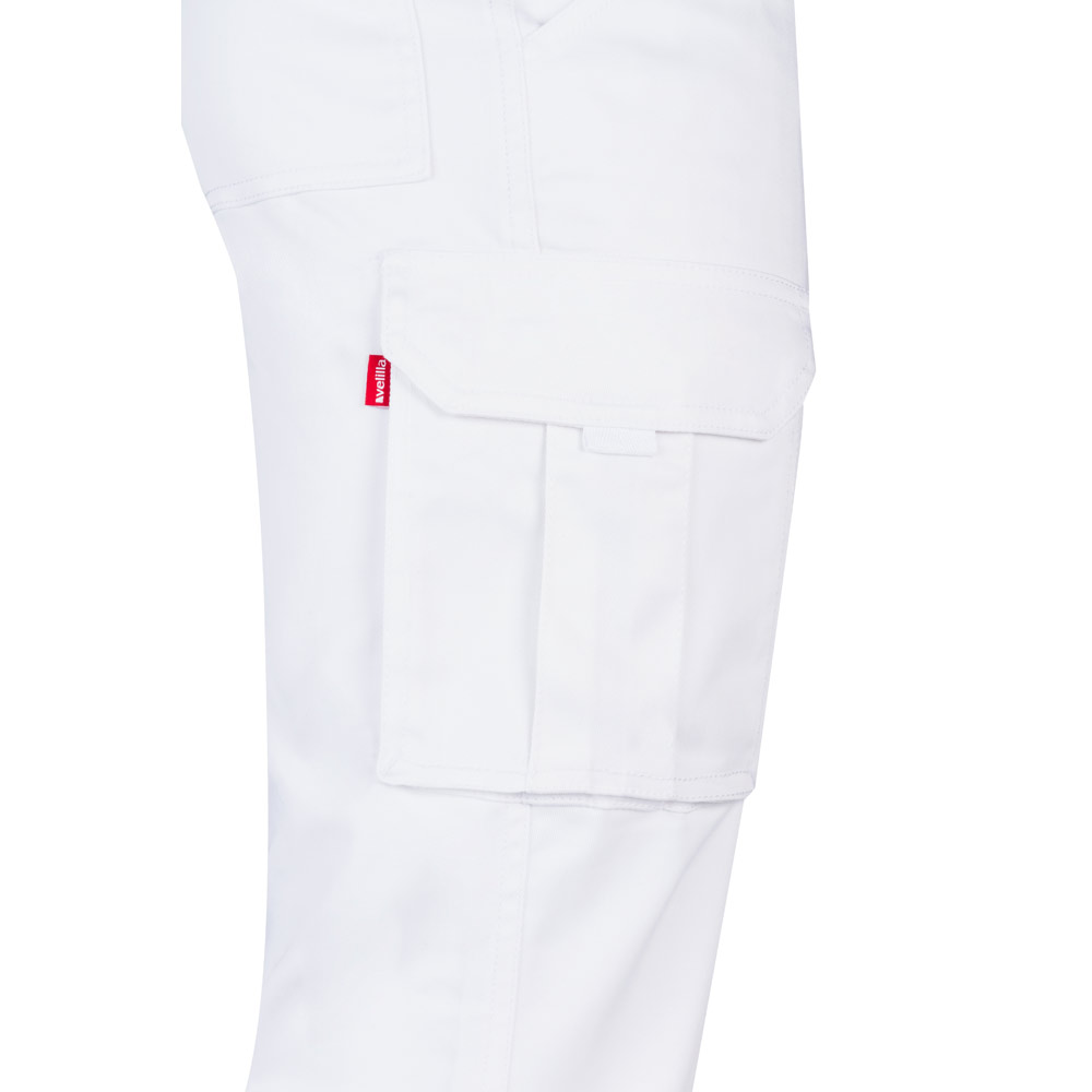 VL LUGH. Multi-pocket stretch trousers (240g/m²) in cotton (46%), EME (38%) and polyester (16%)