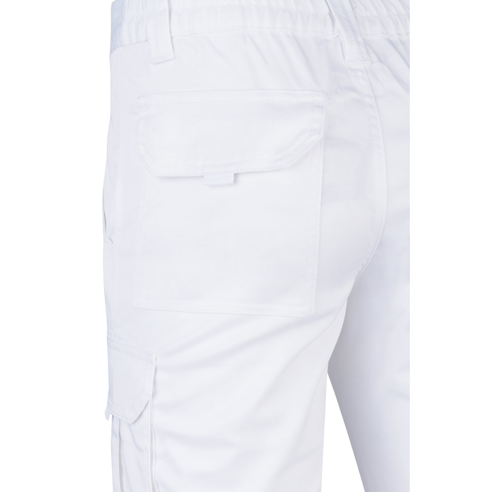 VL LUGH. Multi-pocket stretch trousers (240g/m²) in cotton (46%), EME (38%) and polyester (16%)