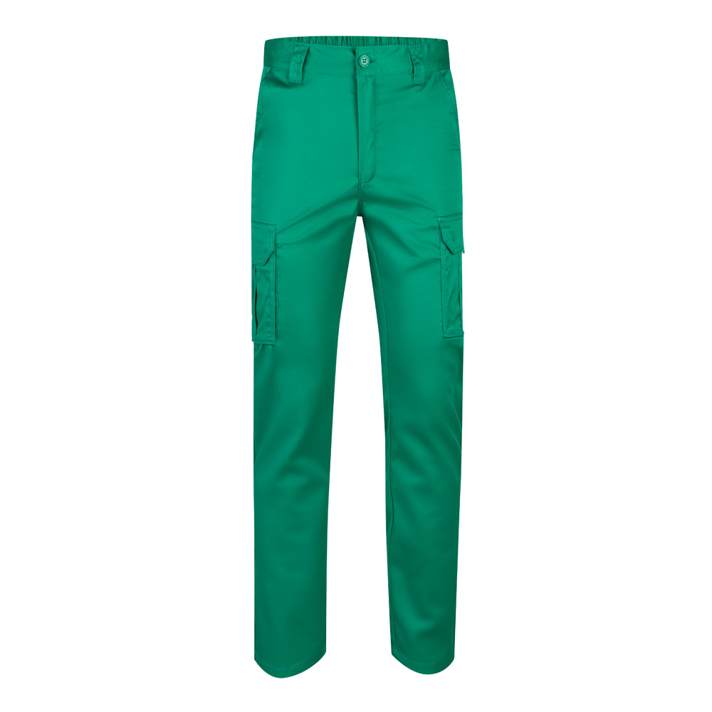 VL LUGH. Multi-pocket stretch trousers (240g/m²) in cotton (46%), EME (38%) and polyester (16%)