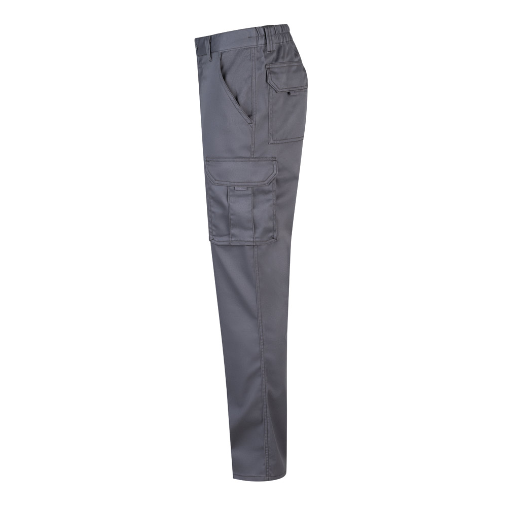 VL LUGH. Multi-pocket stretch trousers (240g/m²) in cotton (46%), EME (38%) and polyester (16%)