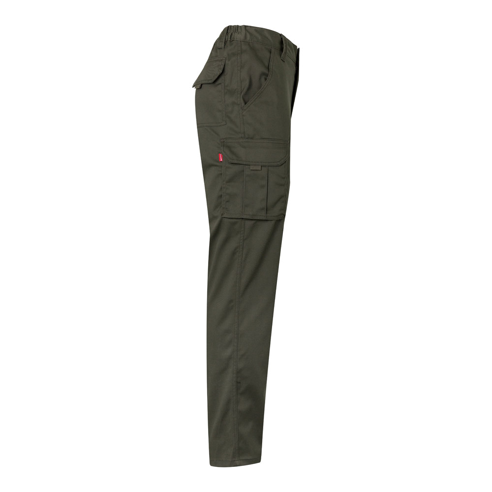 VL PAN. Multi-pocket stretch trousers (290g/m²), in cotton (46%), EME (38%) and polyester (16%)