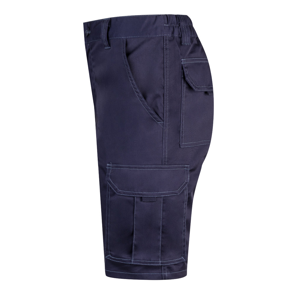 VL HEBE. Multi-pocket stretch Bermuda shorts (240g/m²), in cotton (46%), EME (38%) and polyester (16%)