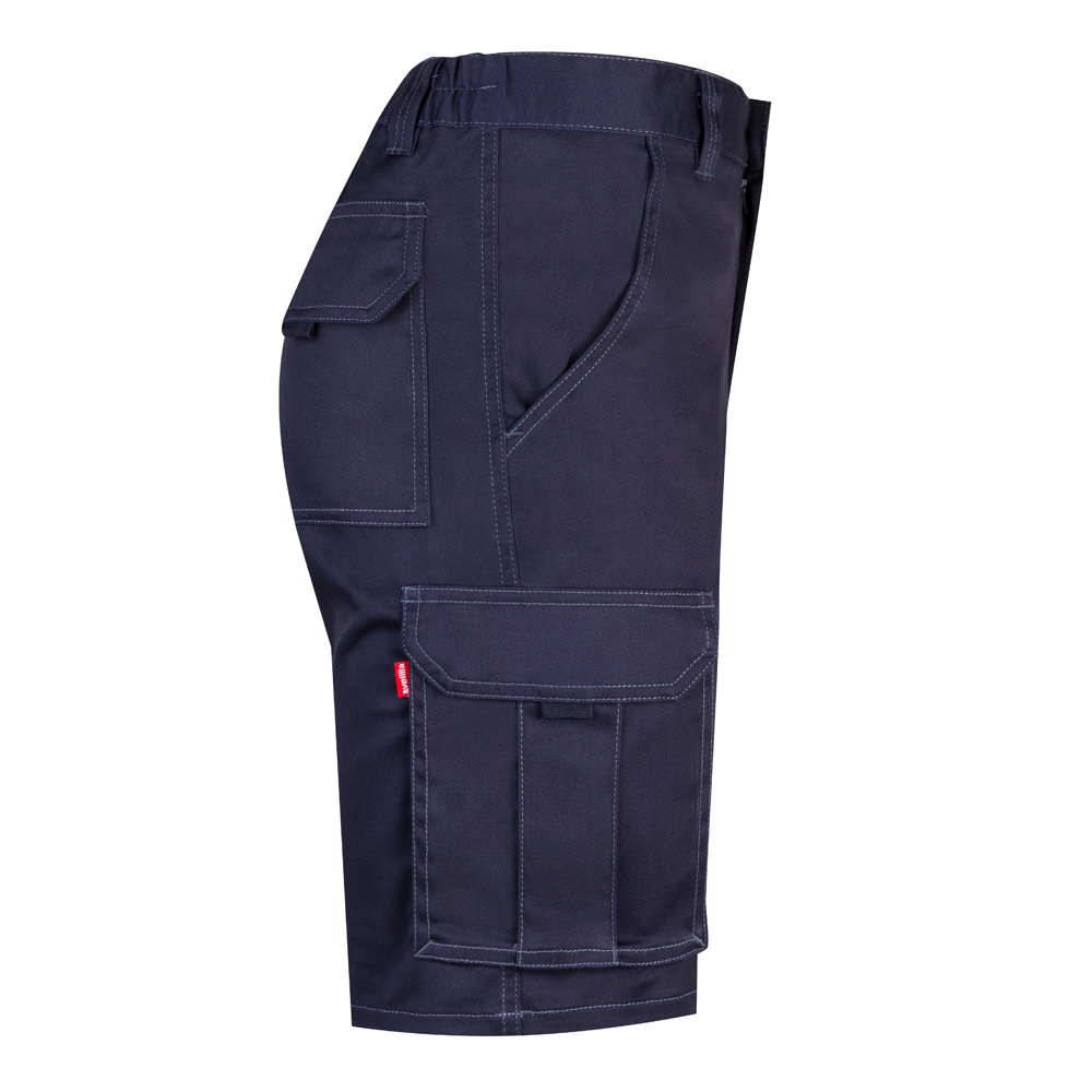 VL HEBE. Multi-pocket stretch Bermuda shorts (240g/m²), in cotton (46%), EME (38%) and polyester (16%)