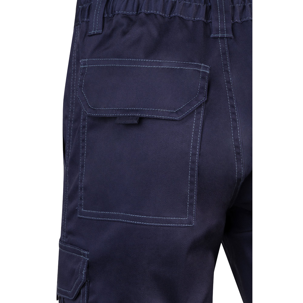 VL HEBE. Multi-pocket stretch Bermuda shorts (240g/m²), in cotton (46%), EME (38%) and polyester (16%)