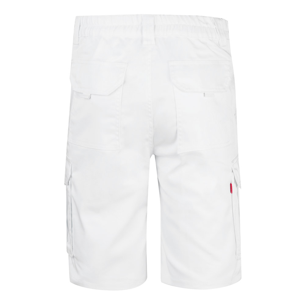 VL HEBE. Multi-pocket stretch Bermuda shorts (240g/m²), in cotton (46%), EME (38%) and polyester (16%)