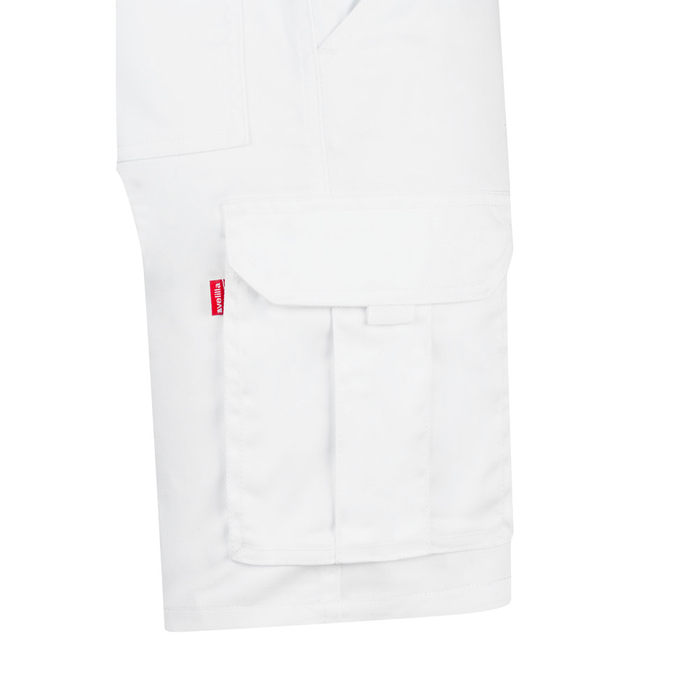 VL HEBE. Multi-pocket stretch Bermuda shorts (240g/m²), in cotton (46%), EME (38%) and polyester (16%)