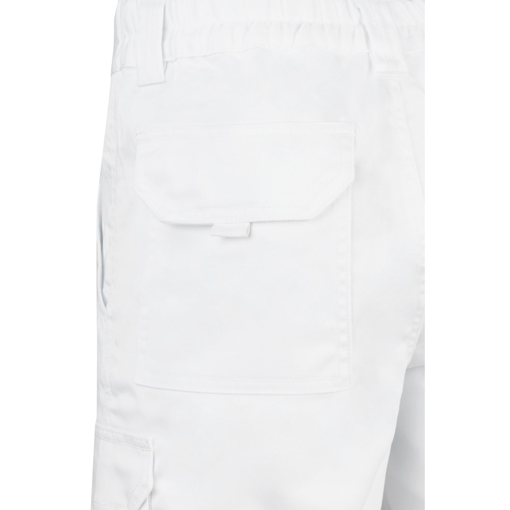 VL HEBE. Multi-pocket stretch Bermuda shorts (240g/m²), in cotton (46%), EME (38%) and polyester (16%)