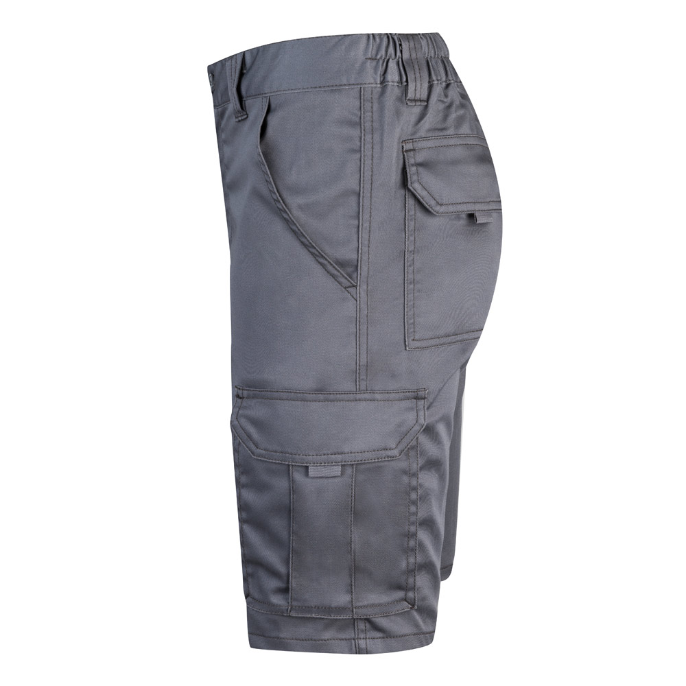 VL HEBE. Multi-pocket stretch Bermuda shorts (240g/m²), in cotton (46%), EME (38%) and polyester (16%)
