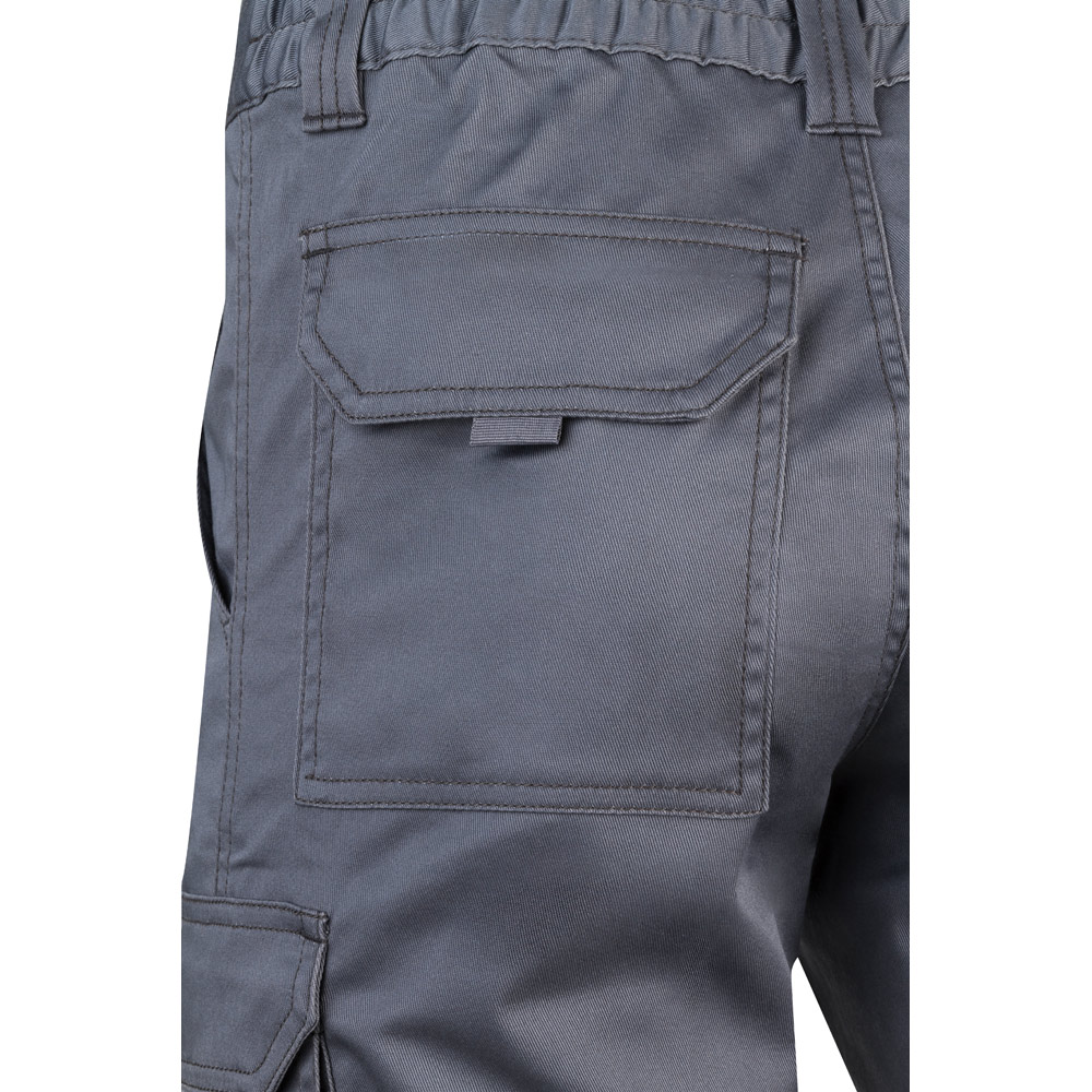 VL HEBE. Multi-pocket stretch Bermuda shorts (240g/m²), in cotton (46%), EME (38%) and polyester (16%)