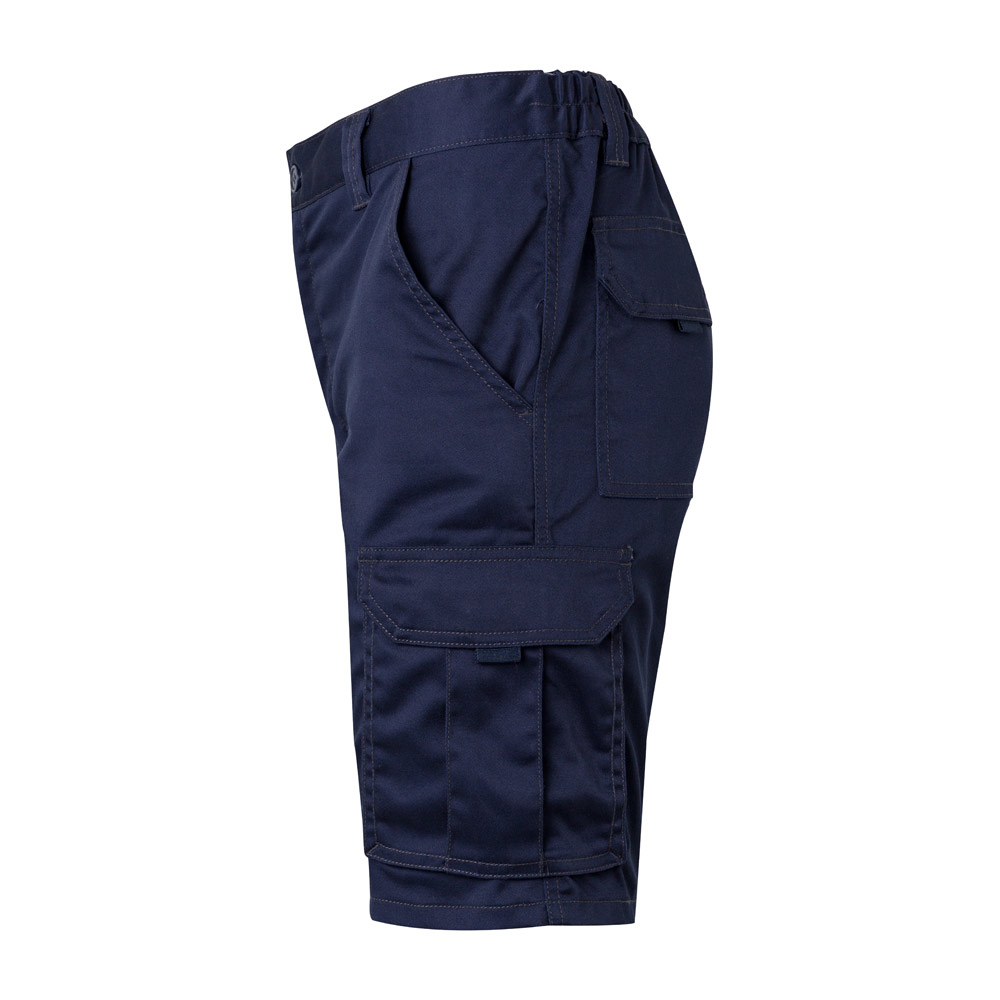 VL HEBE. Multi-pocket stretch Bermuda shorts (240g/m²), in cotton (46%), EME (38%) and polyester (16%)