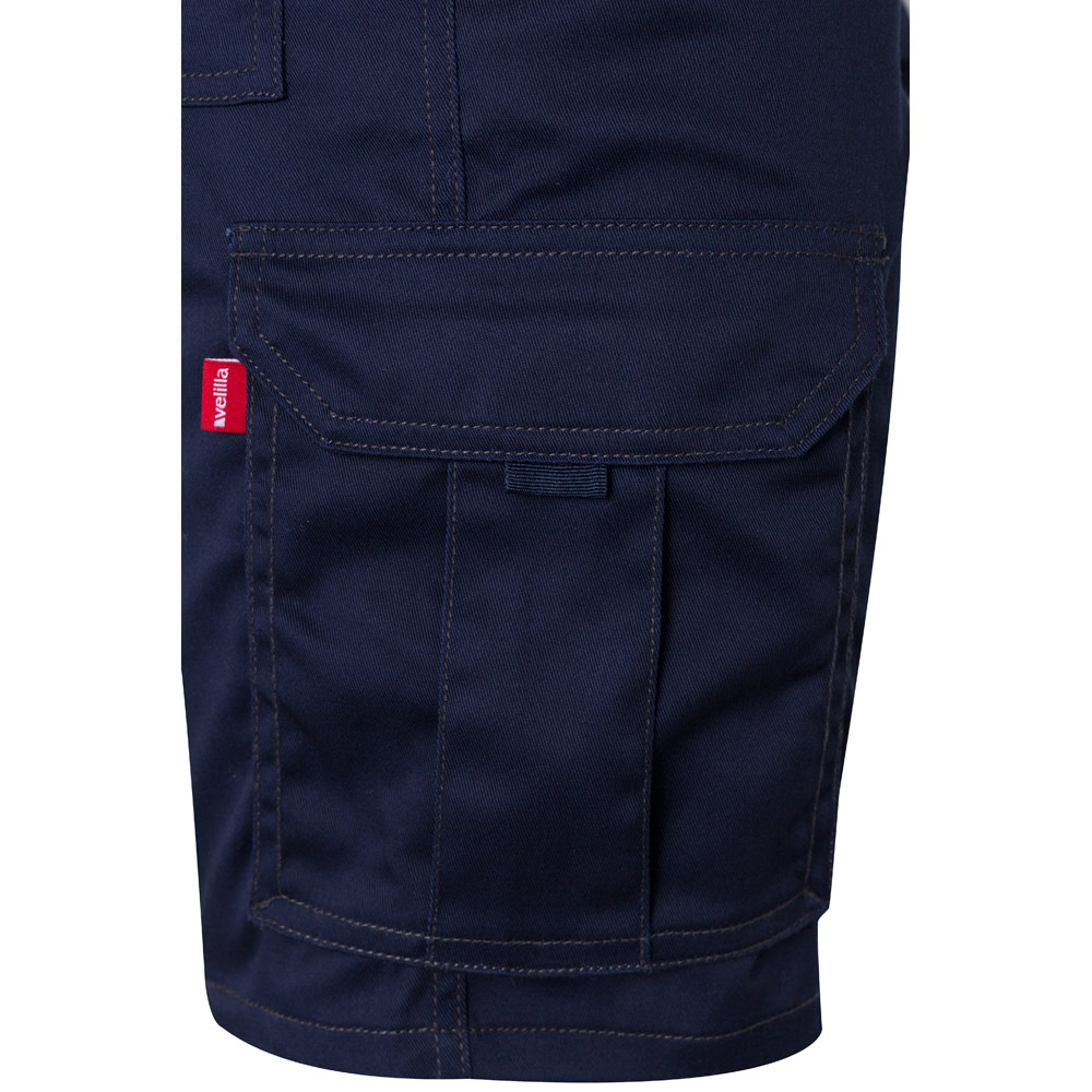 VL HEBE. Multi-pocket stretch Bermuda shorts (240g/m²), in cotton (46%), EME (38%) and polyester (16%)