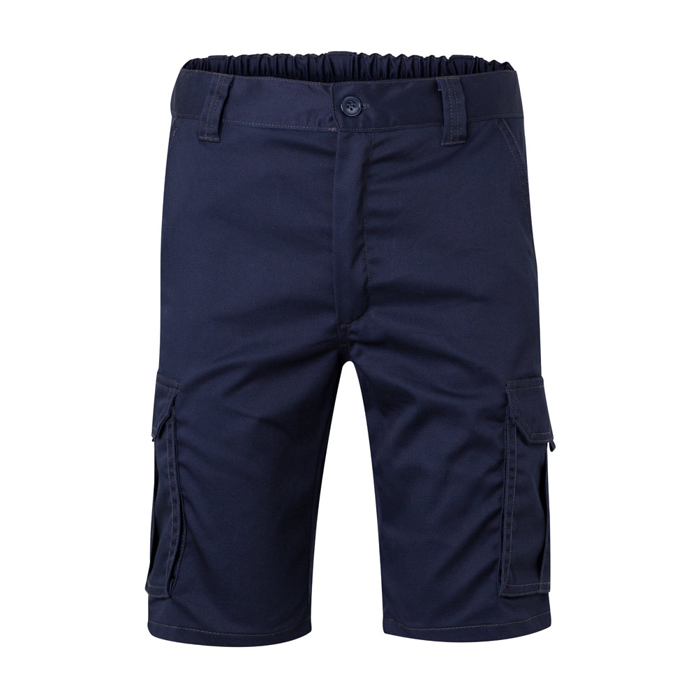 VL HEBE. Multi-pocket stretch Bermuda shorts (240g/m²), in cotton (46%), EME (38%) and polyester (16%)