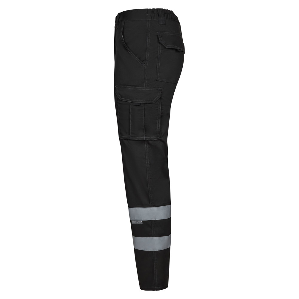 VL DIONYSUS. Multi-pocket stretch trousers (240g/m²), in cotton (46%), EME (38%) and polyester (16%)