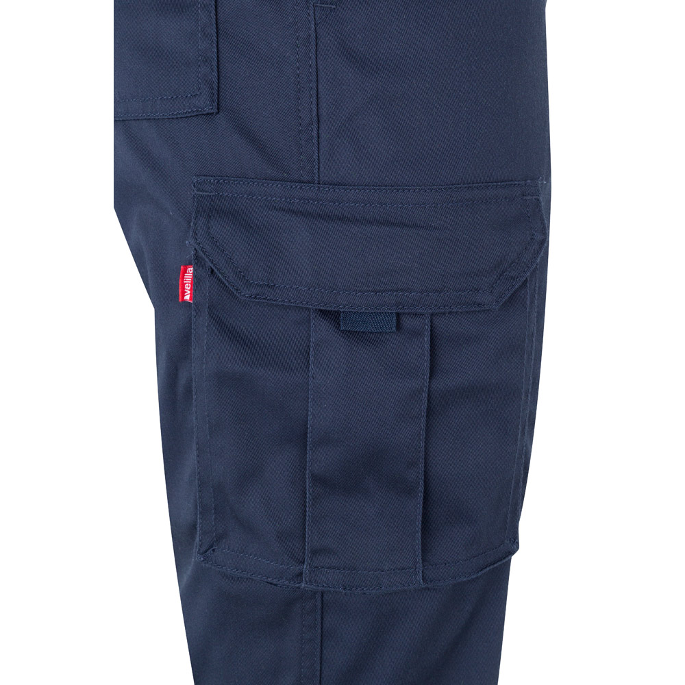 VL DIONYSUS. Multi-pocket stretch trousers (240g/m²), in cotton (46%), EME (38%) and polyester (16%)