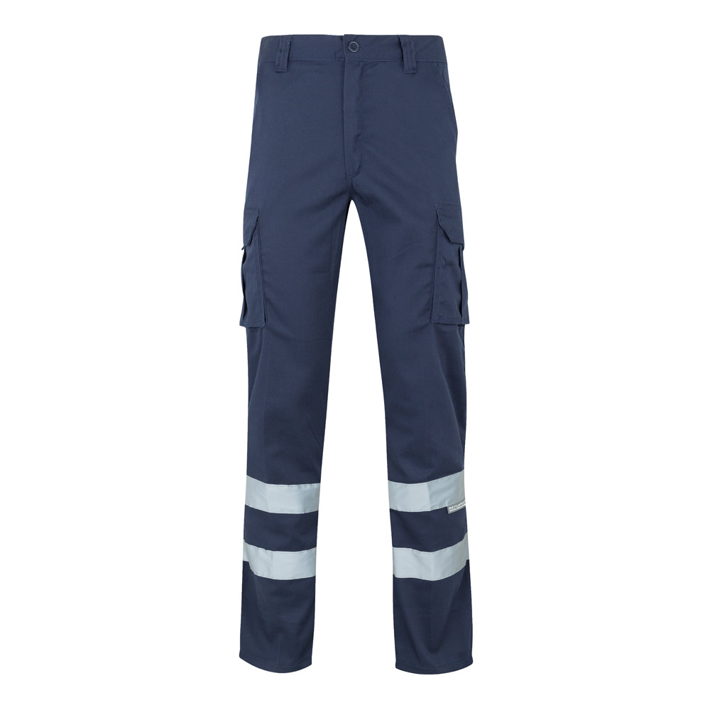 VL DIONYSUS. Multi-pocket stretch trousers (240g/m²), in cotton (46%), EME (38%) and polyester (16%)