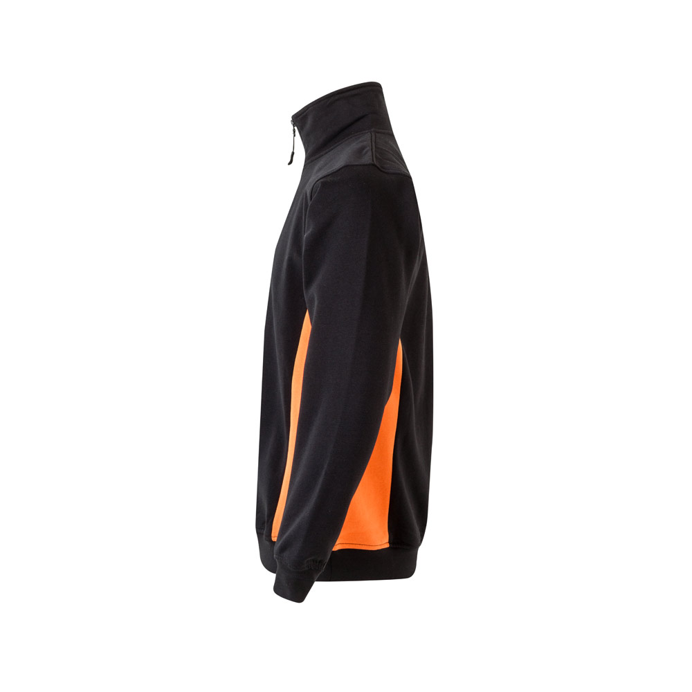 VL SVAROG. Two-tone terry sweatshirt (260g/m²), in polyester (65%) and cotton (35%)