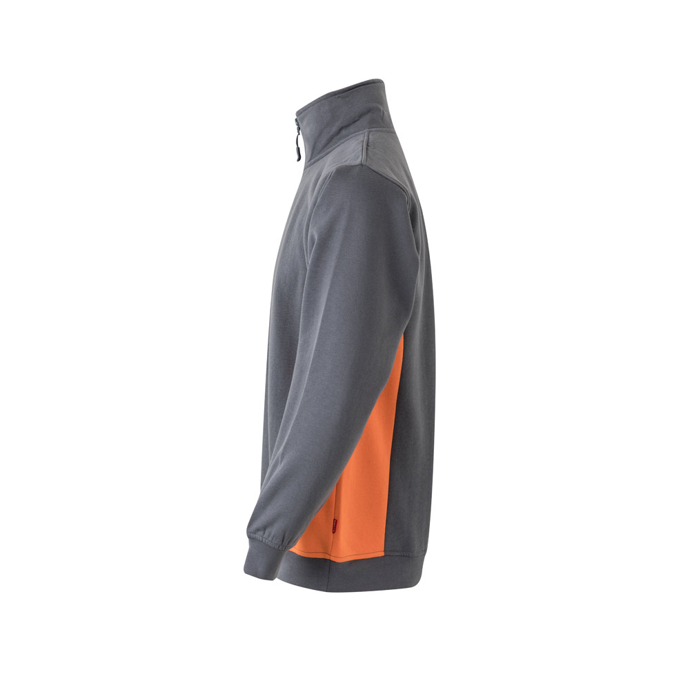 VL SVAROG. Two-tone terry sweatshirt (260g/m²), in polyester (65%) and cotton (35%)