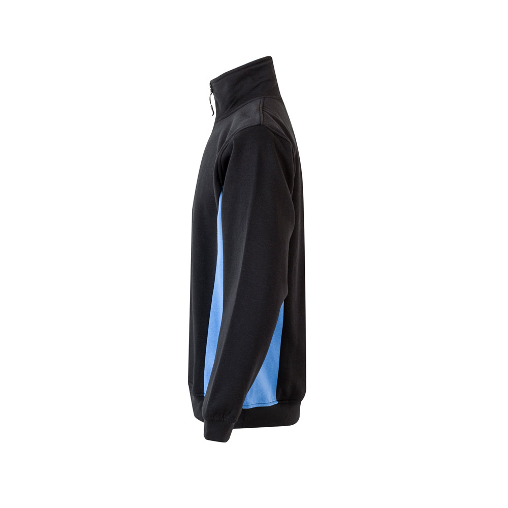 VL SVAROG. Two-tone terry sweatshirt (260g/m²), in polyester (65%) and cotton (35%)