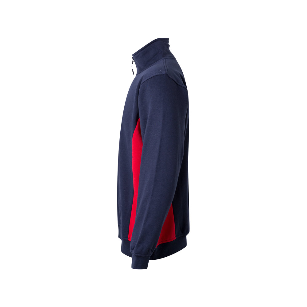 VL SVAROG. Two-tone terry sweatshirt (260g/m²), in polyester (65%) and cotton (35%)