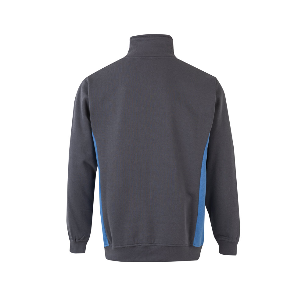 VL SVAROG. Two-tone terry sweatshirt (260g/m²), in polyester (65%) and cotton (35%)