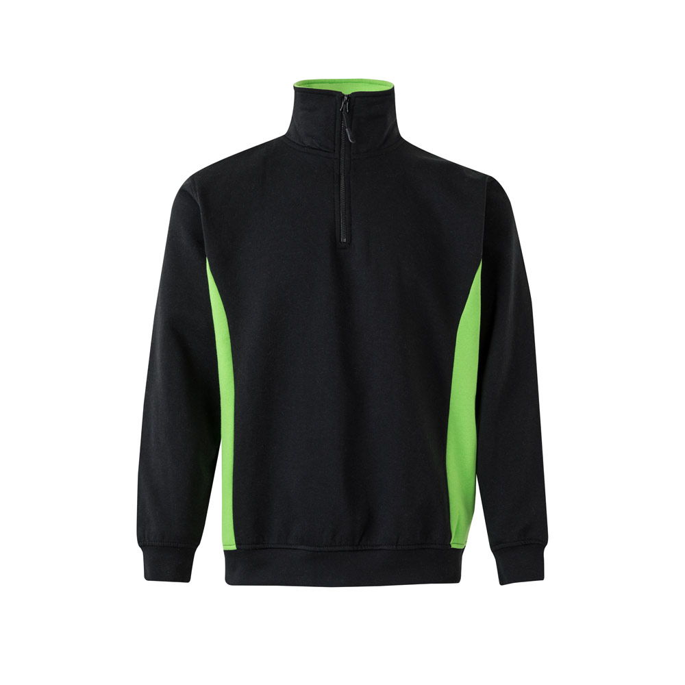 VL SVAROG. Two-tone terry sweatshirt (260g/m²), in polyester (65%) and cotton (35%)