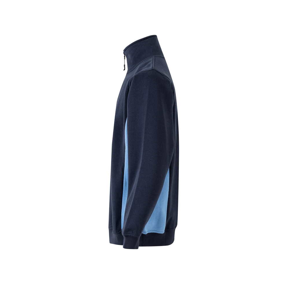 VL SVAROG. Two-tone terry sweatshirt (260g/m²), in polyester (65%) and cotton (35%)