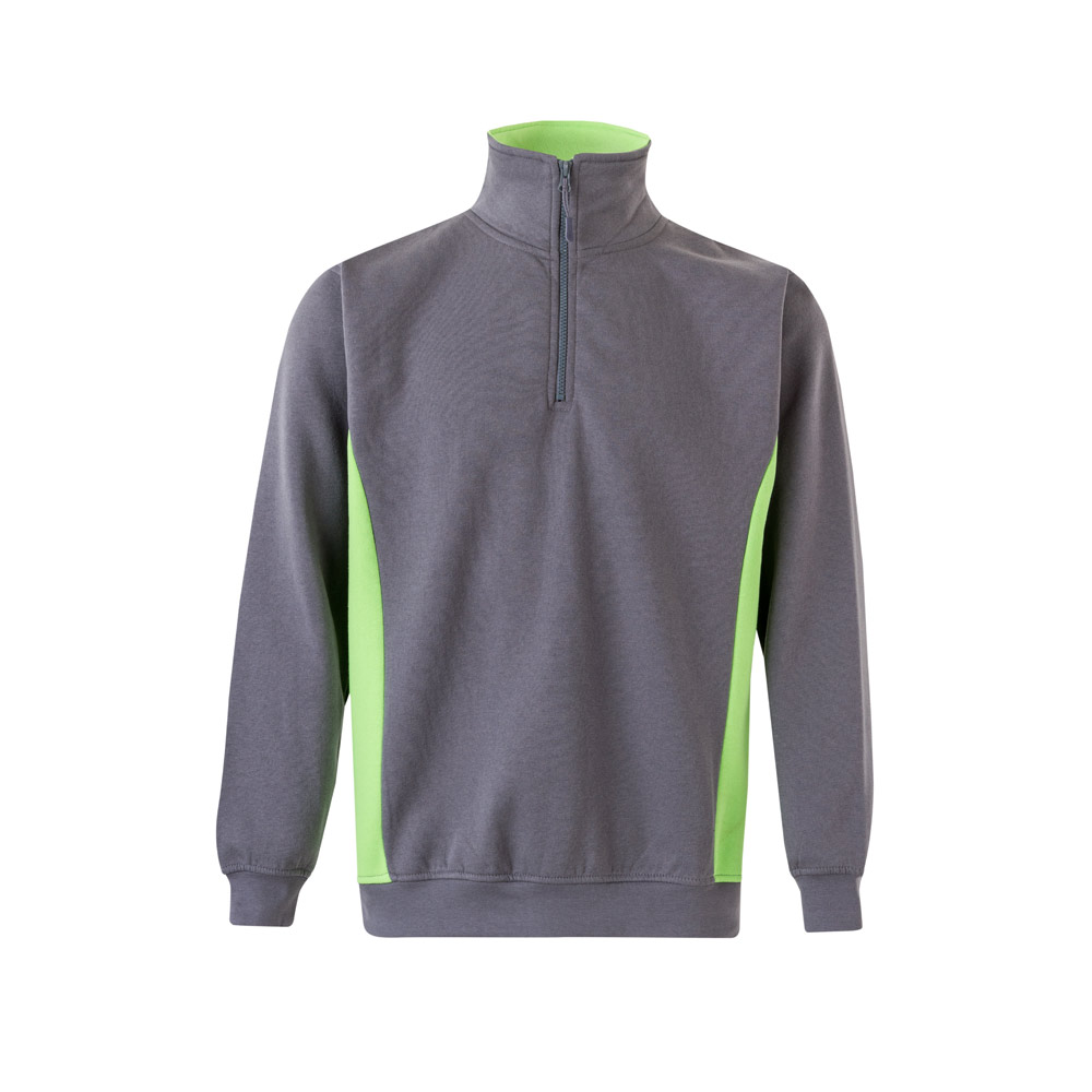 VL SVAROG. Two-tone terry sweatshirt (260g/m²), in polyester (65%) and cotton (35%)