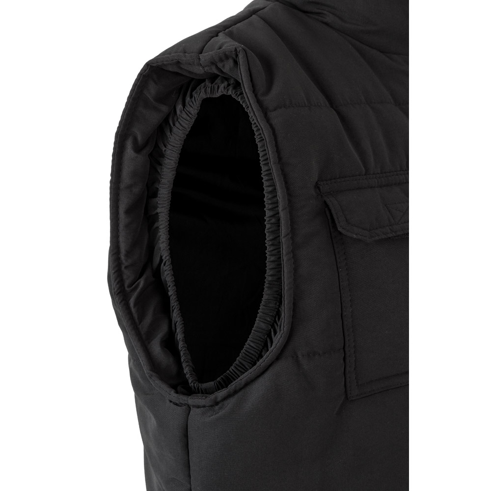 VL MEFITIS. Multi-pocket padded vest (220g/m²), in polyester (100%)