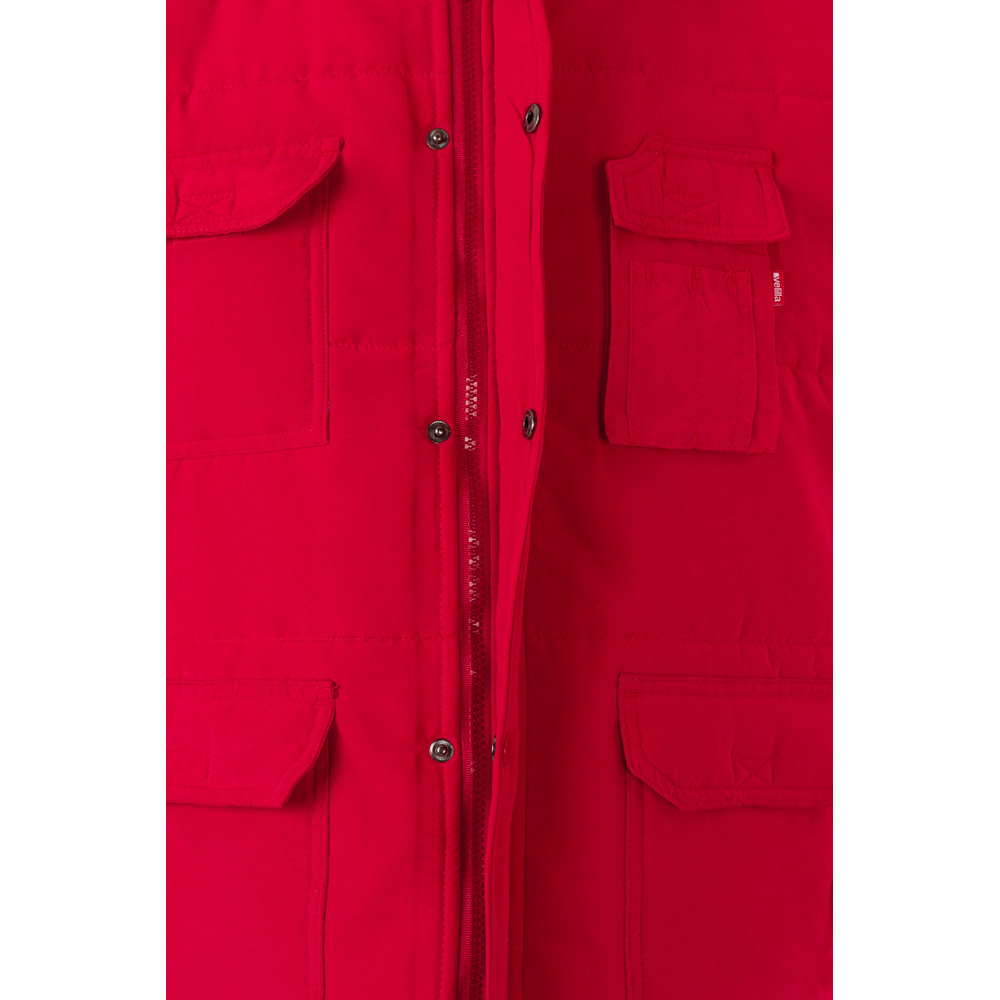 VL MEFITIS. Multi-pocket padded vest (220g/m²), in polyester (100%)