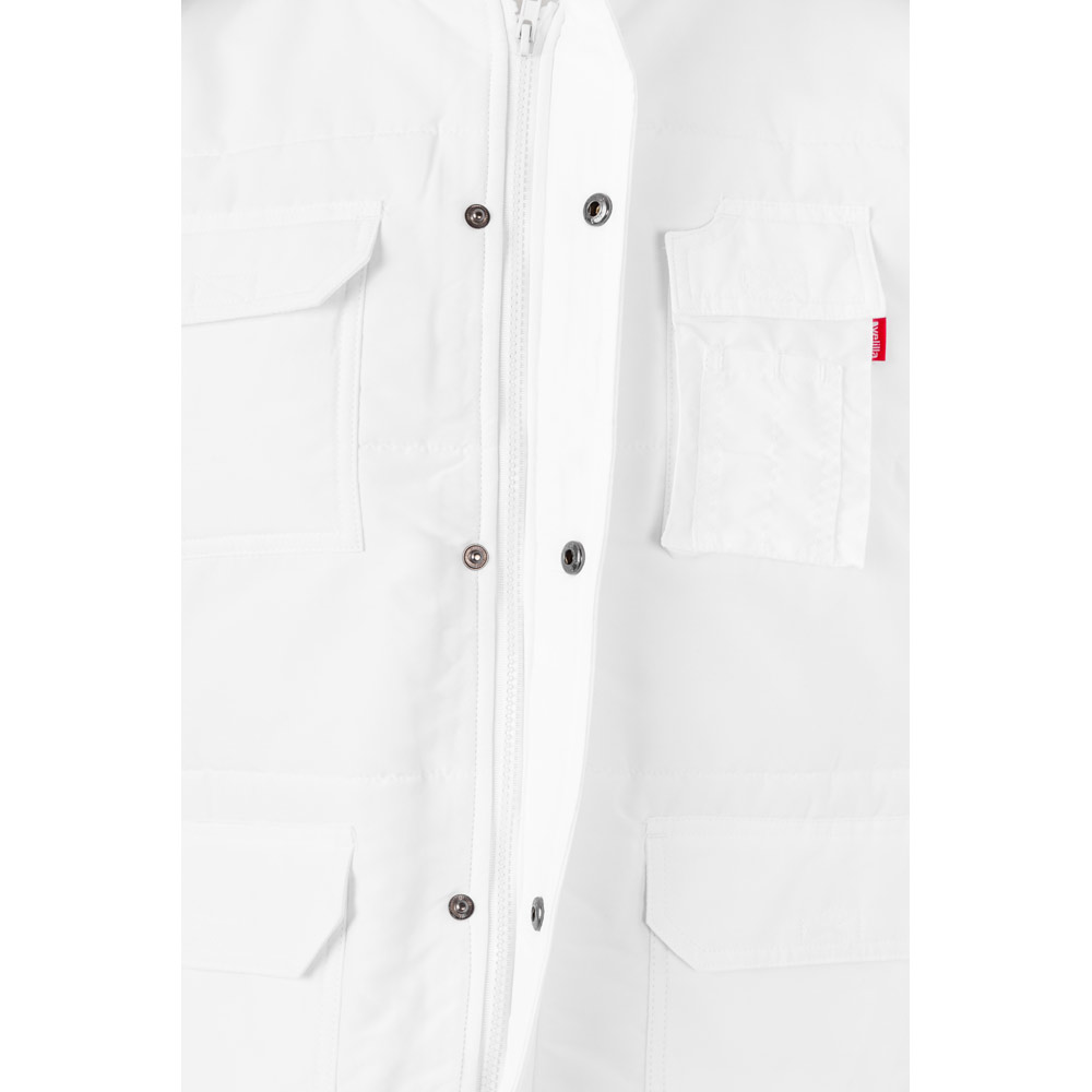 VL MEFITIS. Multi-pocket padded vest (220g/m²), in polyester (100%)