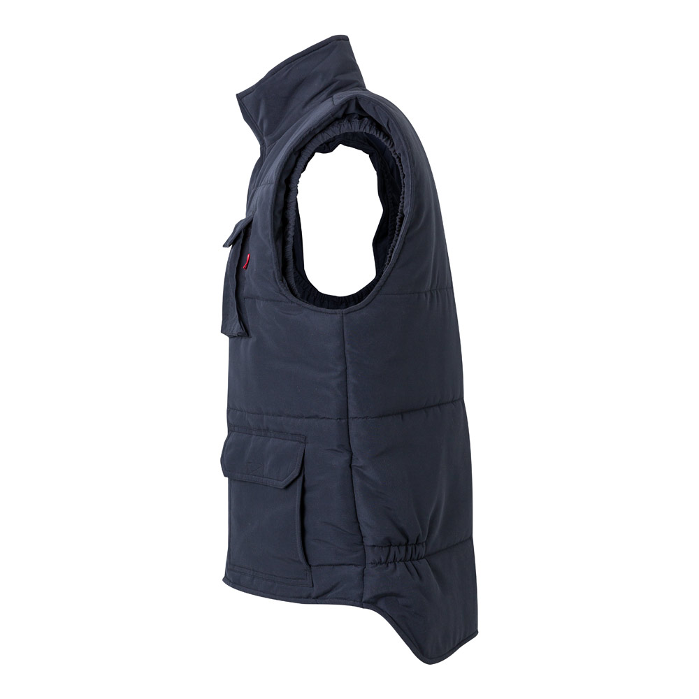 VL MEFITIS. Multi-pocket padded vest (220g/m²), in polyester (100%)