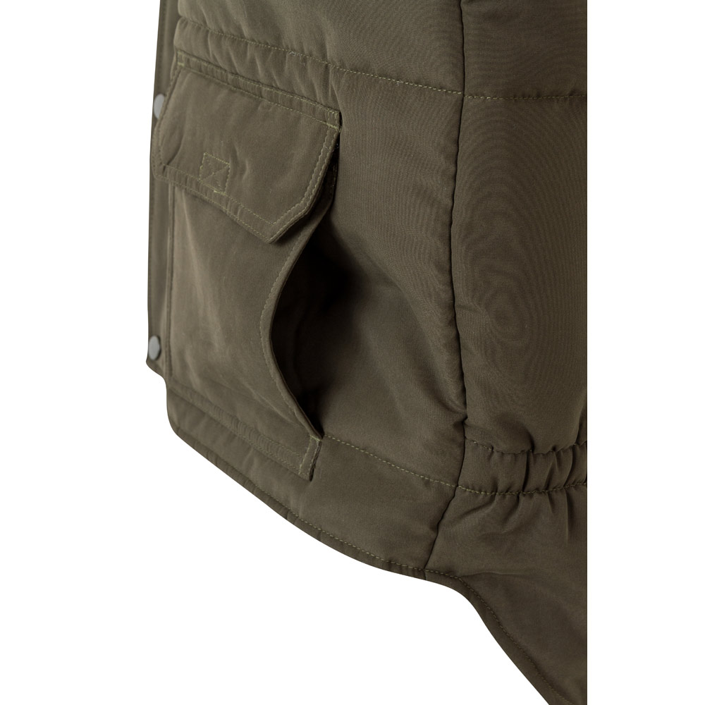 VL MEFITIS. Multi-pocket padded vest (220g/m²), in polyester (100%)