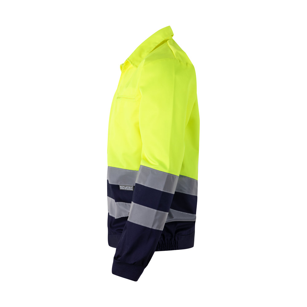 VL NEPTUNE. Two-tone twill jacket (210g/m²) in polyester (80%) and cotton (20%)