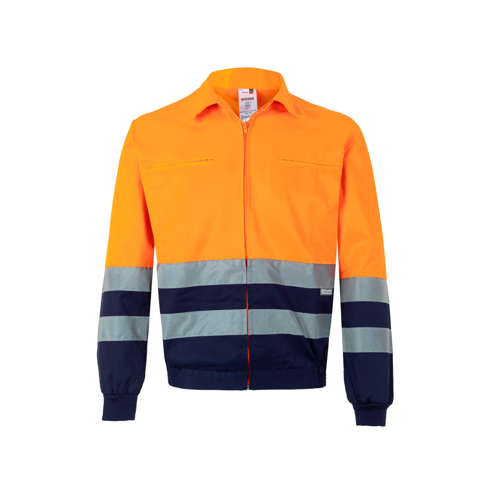 VL NEPTUNE. Two-tone twill jacket (210g/m²) in polyester (80%) and cotton (20%)