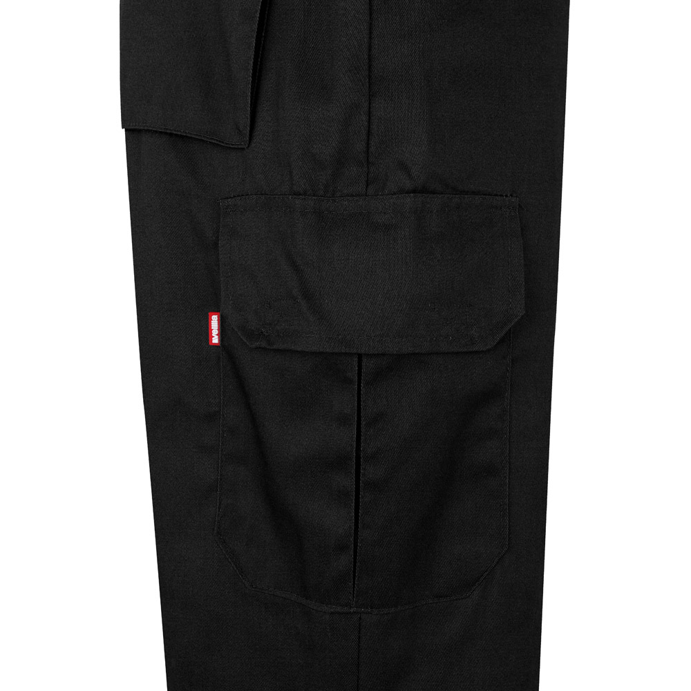 VL ATHENA. Two-tone twill trousers (210g/m²), lined, multi-pocket, in cotton (20%) and polyester (80%)