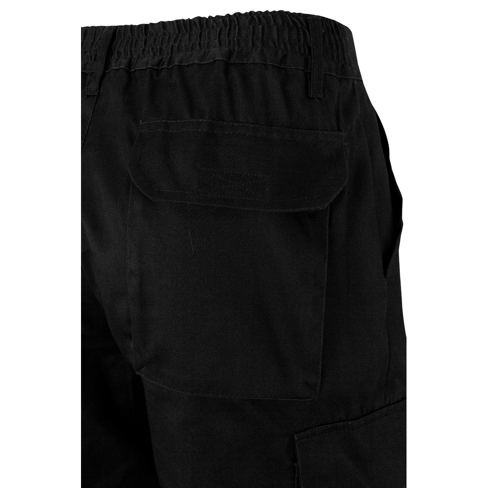 VL ATHENA. Two-tone twill trousers (210g/m²), lined, multi-pocket, in cotton (20%) and polyester (80%)