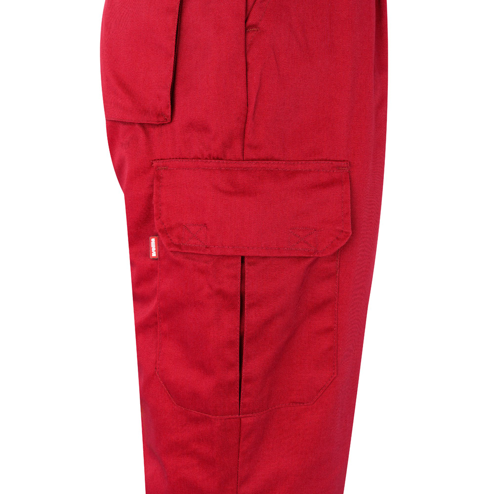 VL ATHENA. Two-tone twill trousers (210g/m²), lined, multi-pocket, in cotton (20%) and polyester (80%)