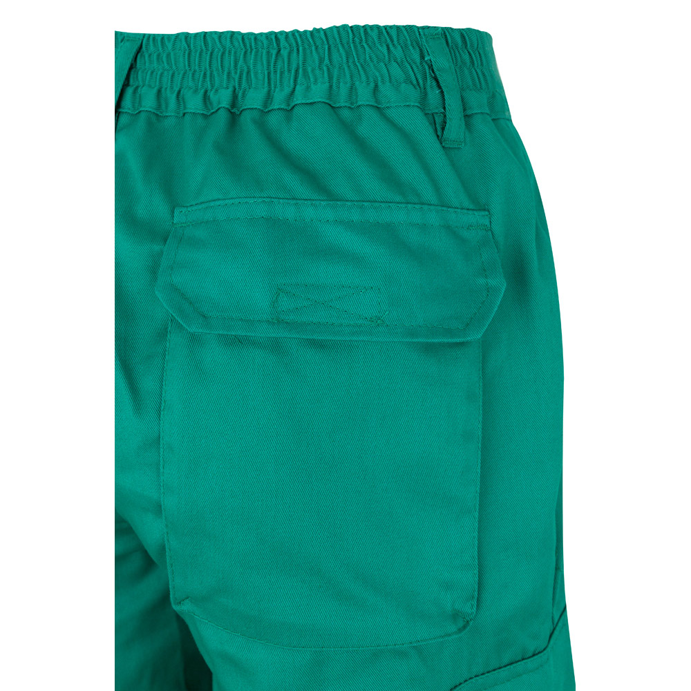 VL ATHENA. Two-tone twill trousers (210g/m²), lined, multi-pocket, in cotton (20%) and polyester (80%)