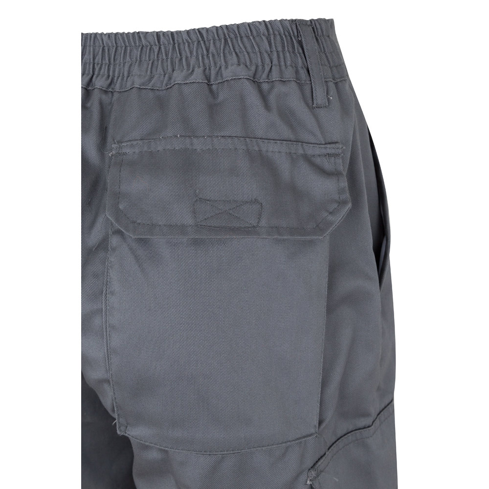 VL ATHENA. Two-tone twill trousers (210g/m²), lined, multi-pocket, in cotton (20%) and polyester (80%)