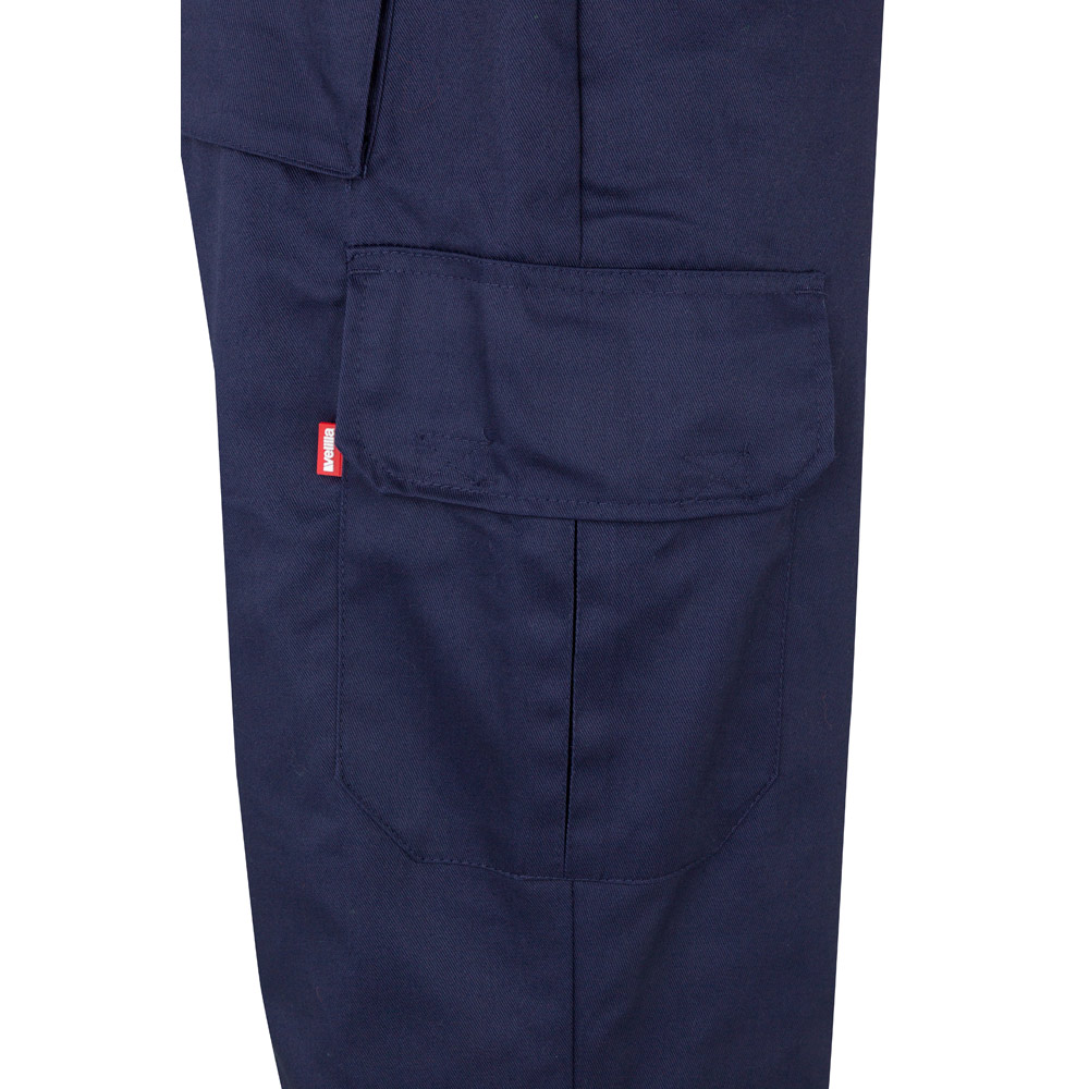 VL POSEIDON. Two-tone multi-pocket twill trousers (210g/m²), in cotton (20%) and polyester (80%)