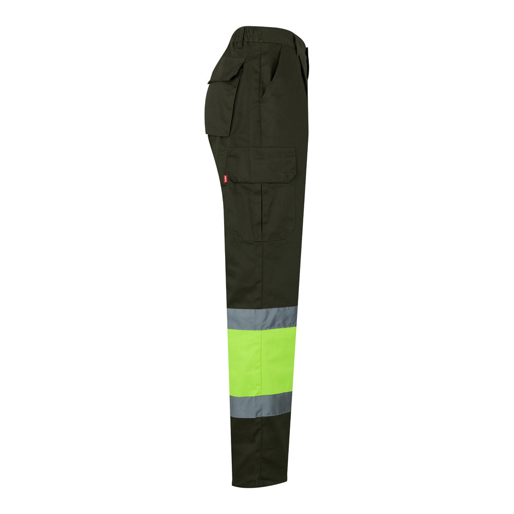 VL POSEIDON. Two-tone multi-pocket twill trousers (210g/m²), in cotton (20%) and polyester (80%)