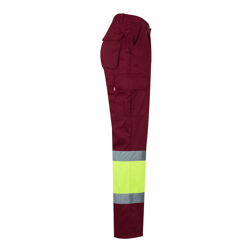 VL POSEIDON. Two-tone multi-pocket twill trousers (210g/m²), in cotton (20%) and polyester (80%)