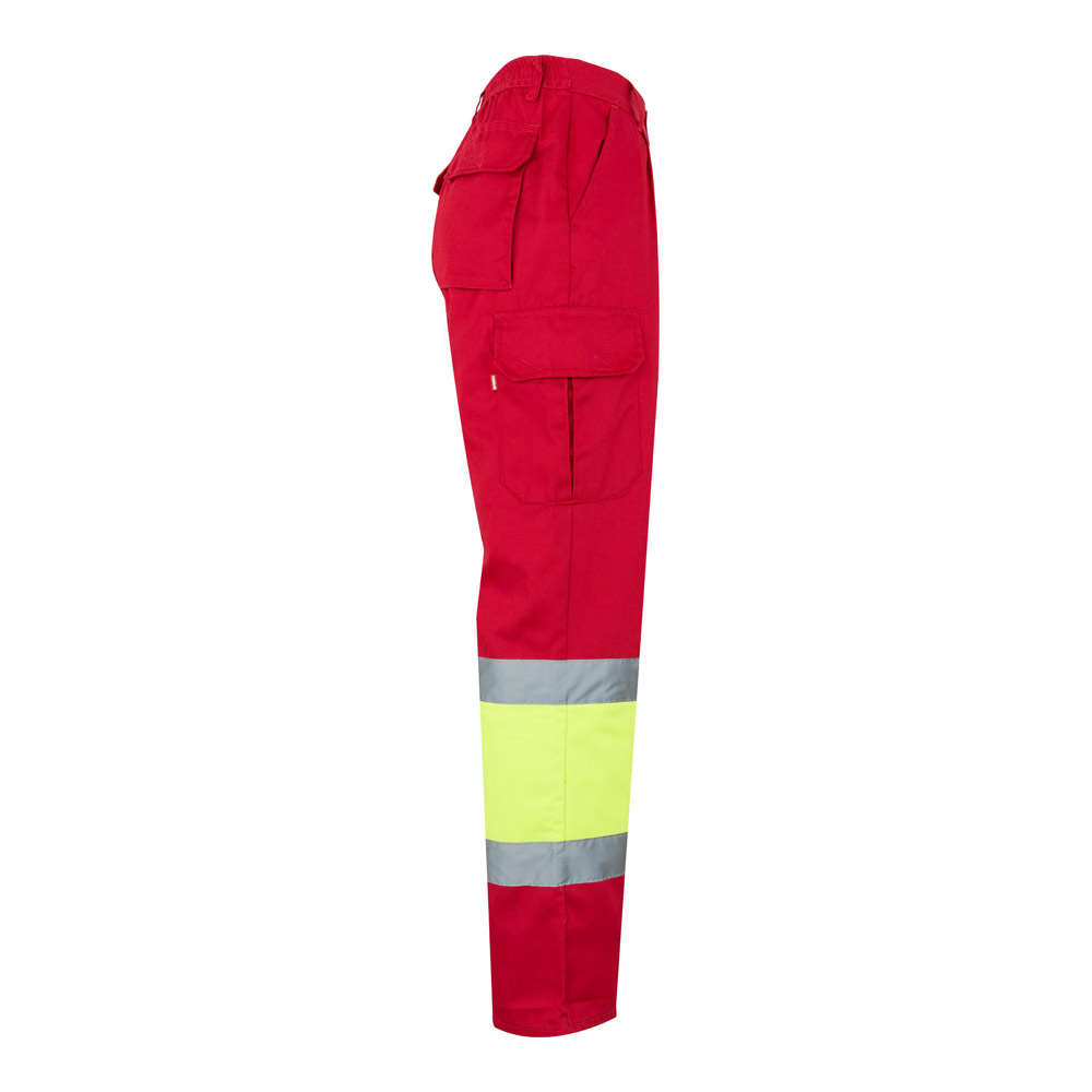 VL POSEIDON LARGE. Two-tone multi-pocket twill trousers (210g/m²), in cotton (20%) and polyester (80%)