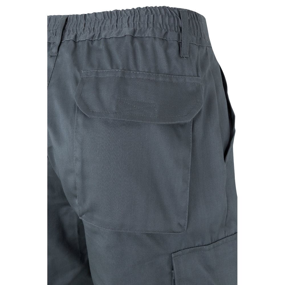 VL POSEIDON LARGE. Two-tone multi-pocket twill trousers (210g/m²), in cotton (20%) and polyester (80%)