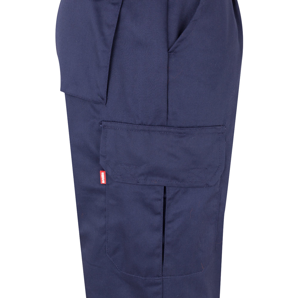 VL POSEIDON LARGE. Two-tone multi-pocket twill trousers (210g/m²), in cotton (20%) and polyester (80%)