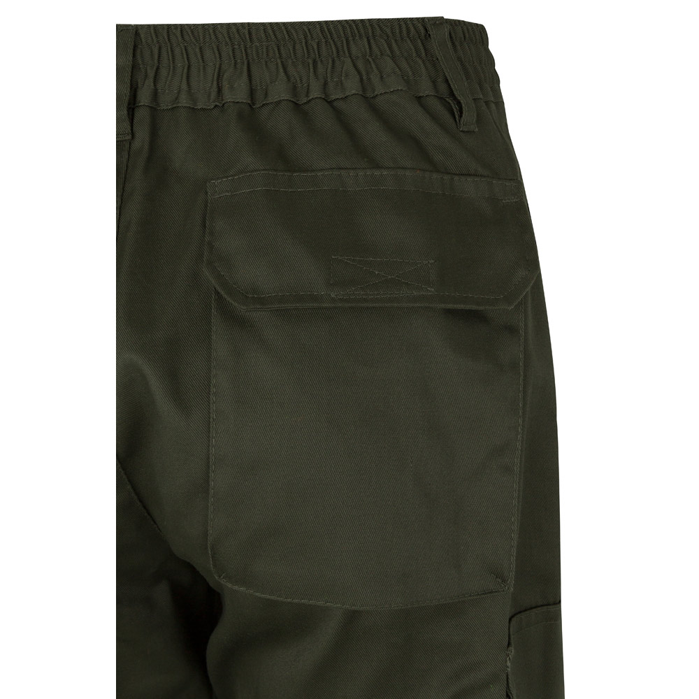 VL POSEIDON LARGE. Two-tone multi-pocket twill trousers (210g/m²), in cotton (20%) and polyester (80%)